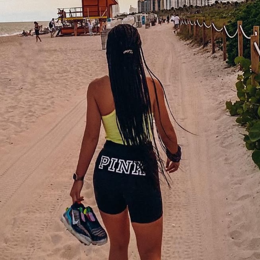 PINK Victoria's Secret Black Bike Shorts